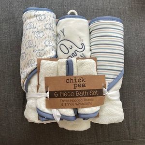 Baby bath towel set